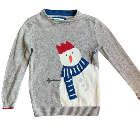 Mini Boden Snowman Sweater - Picture 5 of 6